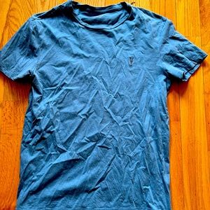 Blue all saints Tonic Crew T-shirt size Small